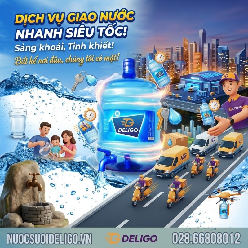 Nước khoáng tinh khiết Deligo